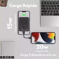 thumbnail image 2 of Power Bank Magnetica USB-C Color Negro Carga Inalmbrica Magsafe, 2 of 5