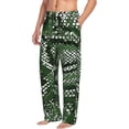 thumbnail image 2 of Daiia Men'S Green Snakeskin Pants,Bottoms Sleep Lounge,Pajama Pants,Pj Bottoms Drawstring And Pockets-Small, 2 of 9