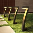 thumbnail image 4 of Fiudx Lámpara Solar, Lámpara de Jardín Ecosmart, Luz Nocturna Led Duradera, Iluminación Exterior Resistente a La Lluvia, Solución para Decorar El Jardín, Diseño de Fácil Instalación, Nivel de Protecc, 4 of 7