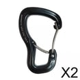 thumbnail image 1 of 2x Hamaca Multifunción, Mosquetón de Aluminio, Accesorios de Escalada en apariencia de D, Herramientas Deportivas de Bloqueo de 8kN, Hebilla Colgante para, 1 of 9
