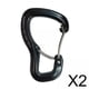 thumbnail image 1 of 2x Hamaca Multifunción, Mosquetón de Aluminio, Accesorios de Escalada en apariencia de D, Herramientas Deportivas de Bloqueo de 8kN, Hebilla Colgante para, 1 of 9