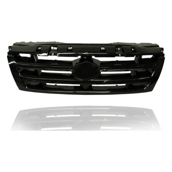 Grille - Compatible/Replacement for '04-06 Suzuki XL7 - Upper Black Frame Insert, Emblem Provision - 7211152D00