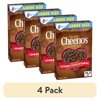(4 pack) Cheerios Low Cholesterol Gluten Free Crunchy Chocolate Cereal, 14.3oz Box