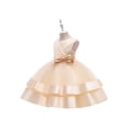 thumbnail image 2 of Bagilaanoe Little Girls Formal Dress Sleeveless A-line Princess Dresses 3T 4T 5T 6T 7T 8T Kids Ruffle Tulle Dress for Wedding Birthday Party Gown, 2 of 9