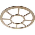 thumbnail image 2 of 18"OD x 6 1/2"ID x 3/8"T Grace Wood Fretwork Pierced Ceiling Medallion, Hickory, 2 of 3