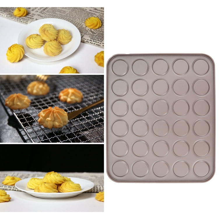 Sheet Pan, Baking Pans Set Non-Stick Baking Tray Baking Sheets For Kitchen  For Home For Cafe For Bakery 30 Grid 