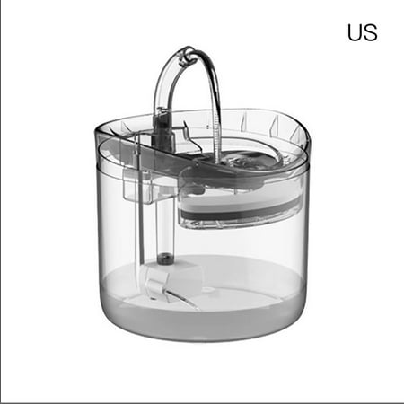 Automatic Pet Cat Drinking Dispenser Fountain Transparent And Ultra Quiet 1.8L Cat Water Fountain Filter For Cats US EU JP Plug