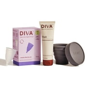 DIVA Cup Model 1, DIVA Wash & DIVA Shaker Cup Combo Pack
