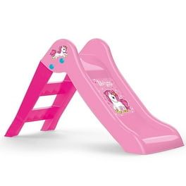 Step2 naturally playful big folding pink outdoor slide for toddlers top