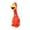 red, variant on GROWTH TANK Screaming Chicken Cartoon Enrichment Toy Squeaky Dog Toy for Dogs Puppy Pets orange