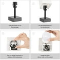 thumbnail image 6 of Beige Bedroom Table Lamp Set - Bedside Lamps for Nightstand Set of 2, Minimalist Lamps for Desk, Dorm, Kids Room, Bulb Not Included, 6 of 7