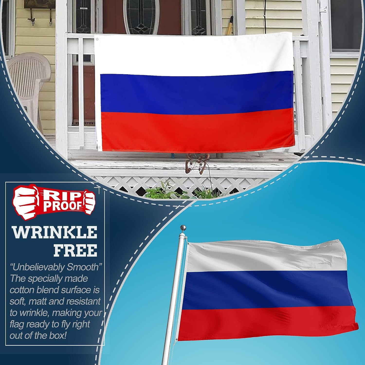 Fly Breeze 3x5 Foot Russia Flag
