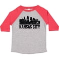 thumbnail image 3 of Inktastic Kansas City Skyline Grunge Boys or Girls Toddler T-Shirt, 3 of 5