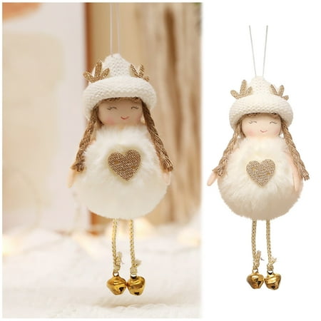 

Plush Angel Girl Pendant Children Cute Doll Doll Gift Decoration Pendant Accessories Hangs White