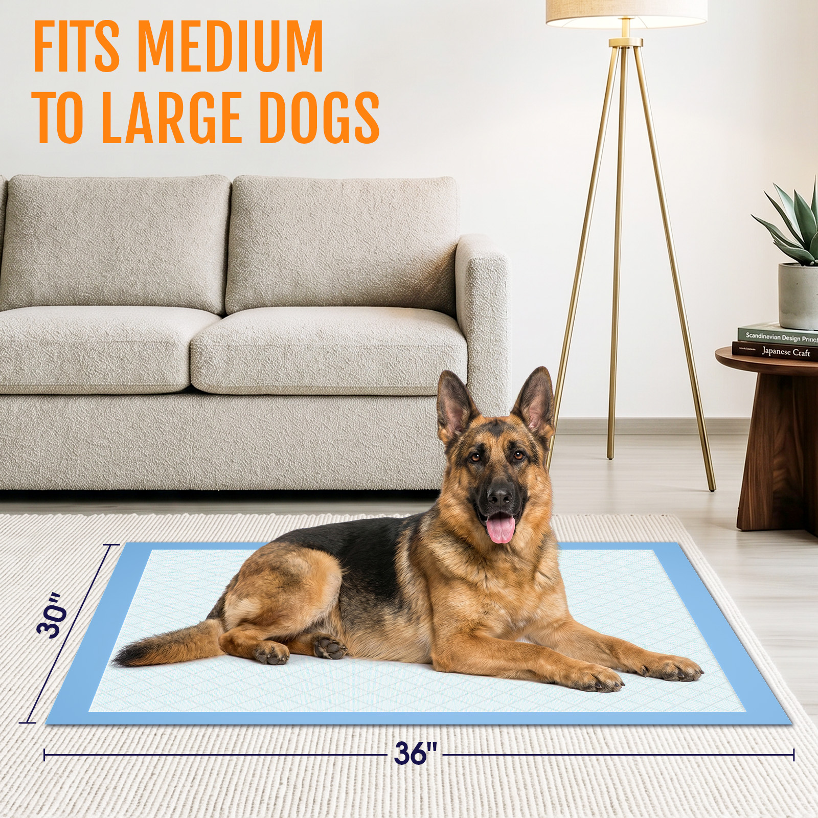 Powools Large Dog Pee Pads 36x30 60-Pack photo 2