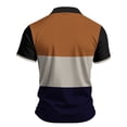 thumbnail image 3 of Trgacdwlo S-4XL Golf Polo Shirts for Men Color Block Breathable Men's Shirts Short Sleeve Summer Quick Dry Moisture Wicking Men Polo Shirts, 3 of 3