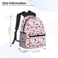thumbnail image 4 of Picia Cartoon Cat And Heart Large Capacity Backpack Classic Style Backpack Casual Backpack Water-Resistant School Work Travel Outdoor Backpack, 4 of 8