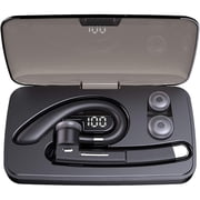 Bluetooth Headset 5.0 with CVC6.0 Dual Mic Noise Cancelling Bluetooth Earpiece 16Hrs Talktime Wireless Headset Hands-Free Earphone for Truck Driver iPhone Android Cell Phones