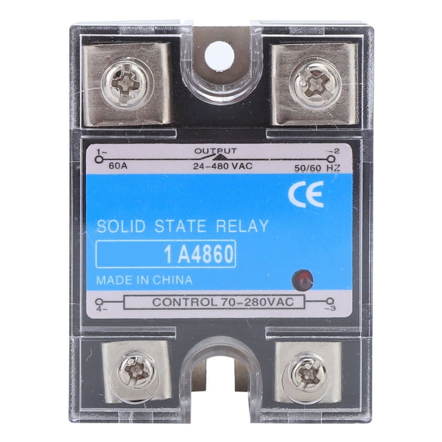 Relé Jadeshay Monofásico De Estado Sólido 70-280 VCA 10 A/25 A/40 A/60 A/75 A/80 A/100 A A