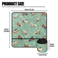 thumbnail image 5 of HELLHERO Love Horse Sewing Machine Pad Home Deocr Fabric Polyester with 4 Pockets Waterproof Sewing Accessories for Most Sewing Machine Table, 5 of 5
