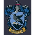 thumbnail image 2 of Women's Harry Potter Ravenclaw Crest  Graphic Tee Navy Blue X Large, 2 of 5