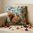 thumbnail image 4 of Luoshdecor Easter Throw Pillow Cover - 18 Inch Cute Animal Embroidered Pillow Cushion Case for Srping Living Room & Bedroom, 4 of 6