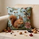 thumbnail image 4 of Uuiauoio One-sided Bunny Pillow Covers 18x18 Inch, Rabbit Pillows Covers, Floral Butterfly Throw Pillow Cover for Living Room Home Sofa Bedroom Decor, for Women Mom Friend, 4 of 6