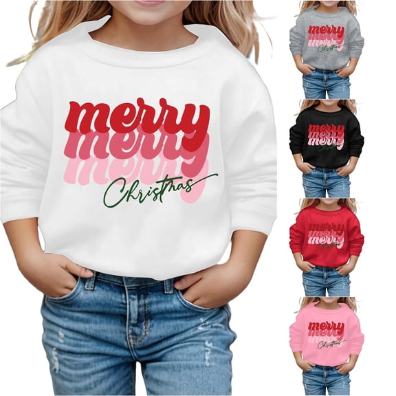Tanghaowl Childrens Hoodies Girl Hoodie Long Sleeve Soft Sweatshirt Graphic Hoody Kids Cute Pullovers Top Clothes for Girls White 3-4 Years