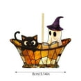 thumbnail image 3 of XINGXIANG Halloween Acrylic Pendants - 2D Flat Hanging Ornaments for Window Door Wall Party Decor, Indoor Outdoor Halloween Decorations, 3 of 4