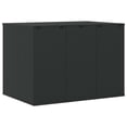 thumbnail image 3 of vidaXL Garden Cushion Box PE Rattan 145x100x103 cm Black, 3 of 4