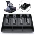 thumbnail image 5 of Cash Register Drawer, 4 Grid Cash Register Tray Cashier, Manual Push Open Cash Register Drawer, Cash Drawer, Cash Box, Perfect for Hotel, Supermarket and Shops, 5 of 5