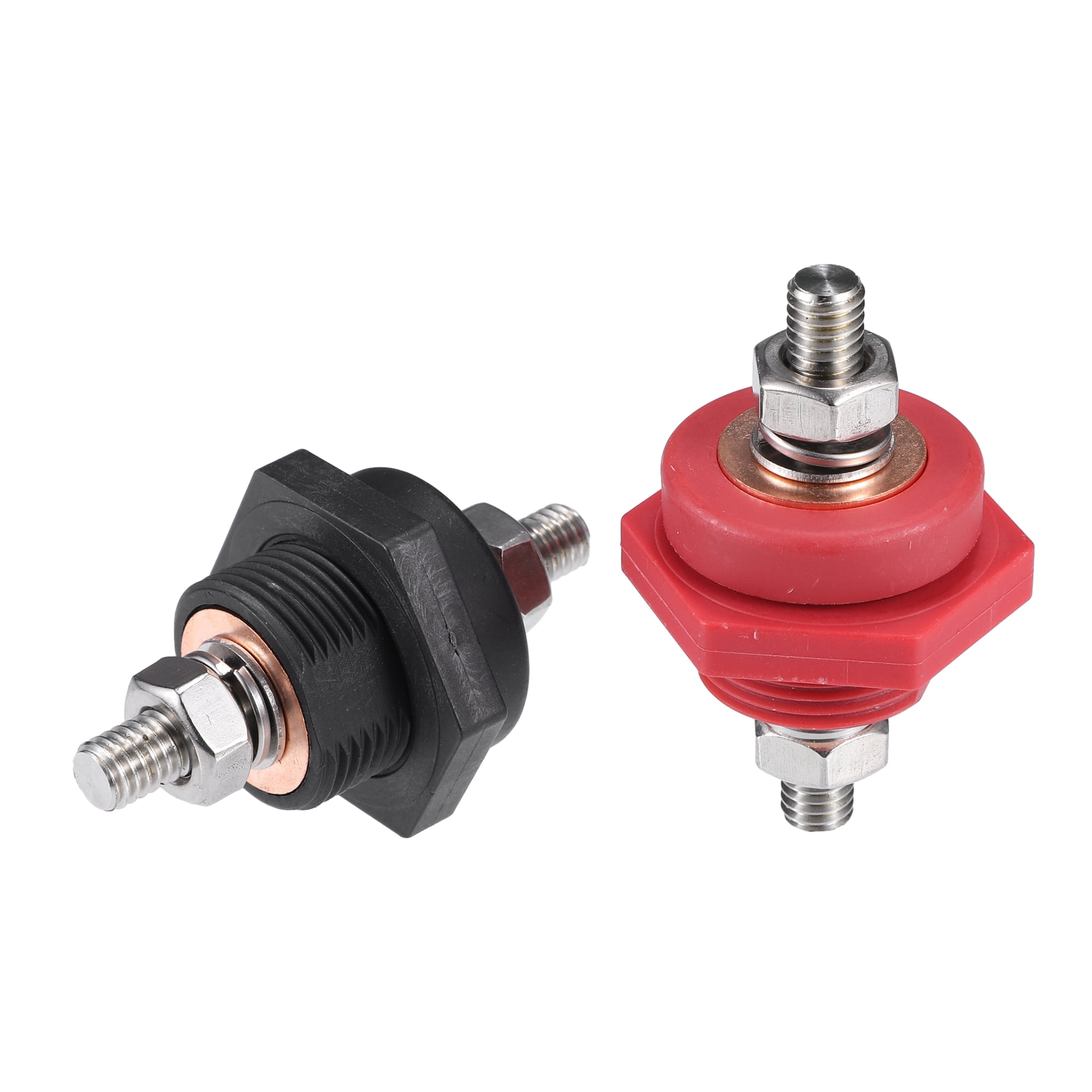 Unique Bargains High Current 3/8" Thru-Panel Battery Terminal Connectors for Cars Boats