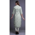 thumbnail image 3 of Bimba Printed Button Down Straight Tunic Dresses For Women Kurti Large, 3 of 6