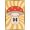 Gold Framed Version, variant on Smile Face - Mushroom Wall Poster with Push Pins, 14.725" x 22.375"