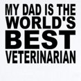 thumbnail image 2 of CafePress - My Dad Is The Worlds Best Veterinarian Body Suit - Baby Light Bodysuit, Size Newborn - 24 Months, 2 of 4