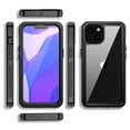 thumbnail image 2 of ELEHOLD for iPhone 12 Waterproof Case, Built-in Screen Protector Support Wireless Charging 360° Full Body Protection 12 FT Military Grade Anti-Drop Shockproof Rugged Case, Black, 2 of 10