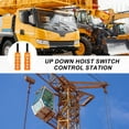thumbnail image 6 of Uxcell Rain Proof Hoist Crane Push Button Switch, Up Down Left Right Switch Pendant Control Station Momentary COB-62, 4 Way Orange, 6 of 6