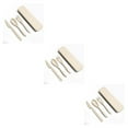 thumbnail image 1 of ZheElen Tableware Set Washable Solid Color Children Flatware Kit Indoor Outdoor Holiday Dinnerware with Storage Case Beige 3Set, 1 of 6