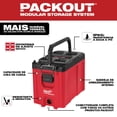 thumbnail image 4 of Caja de herramientas Milwaukee PACKOUT 48-22-8422 Compact con tapa de 34 kg, 4 of 7