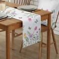 thumbnail image 2 of Flower Floral Table Runner Spring Summer Seasonal Kitchen Dining Table ration for Indoor Outdoor Home Party Wedding r, 2 of 6