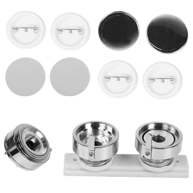LAFGUR Moule à Bouton 32mm DIY Alliage d'Aluminium Inserts de Moule Interchangeables Outils pour