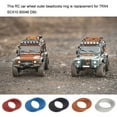 thumbnail image 3 of 4 Pieces RC Wheel Beadlocks Outer Ring 1/10 1.9 Inch Car Model Rim Replacing Upgraded Spare Replacement for TRX4 SCX10 90046 D90 Silver, 3 of 9
