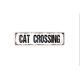 thumbnail image 1 of Letrero de metal rústico para puerta o placa con nombre para gato, diseño de gatito, felino, amante de las mascotas, tamaño de 4 x 16 pulgadas, 1 of 4