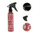 thumbnail image 3 of Unique Bargains 1 Pc Refillable Spray Bottles Tools Pattern Hair Spray Bottles for Hair 300ml Red, 3 of 6