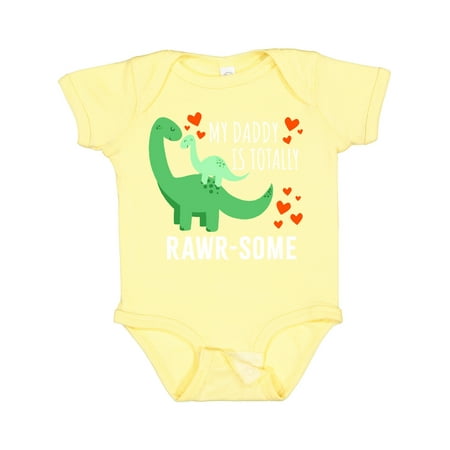

Inktastic My Daddy is Totally Rawr-Somme Dinos Gift Baby Boy or Baby Girl Bodysuit
