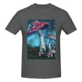 thumbnail image 4 of Bingfone Fantasy Mushrooms Men'S Loose Fit Short-Sleeve Pocket T-Shirt, 4 of 7