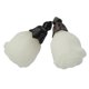 thumbnail image 1 of Stylish Bodhi Root Tulip Pendant for Keychain Making 2Pcs DIY Charms, 1 of 5