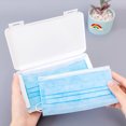 thumbnail image 4 of Portable Mask Storage Box Dustproof Disposable Face Cover Organizer Outdoor Plastic Mask Container Tool, 4 of 8