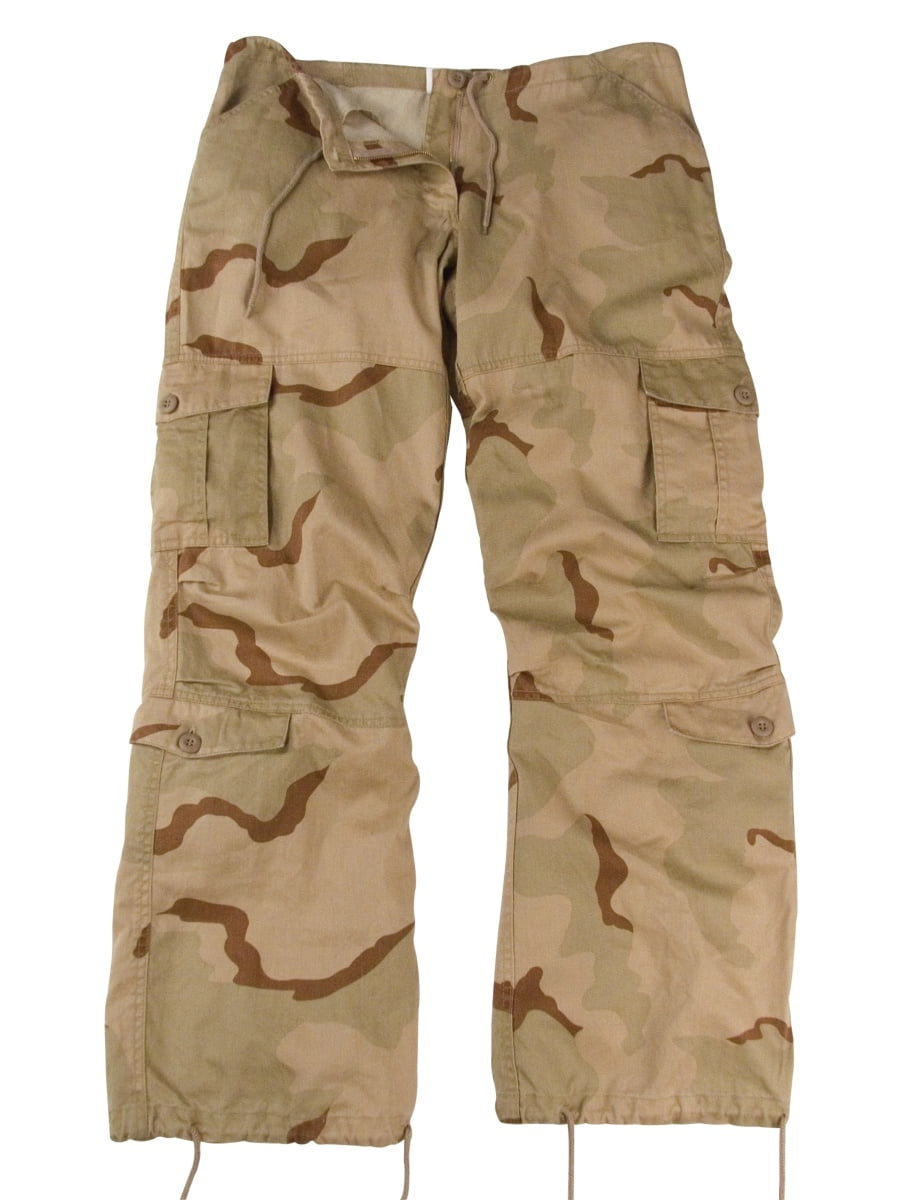 Rothco - Women's Desert Camo Vintage Paratrooper Cargo Pants - Walmart ...