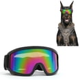 thumbnail image 2 of Gafas de sol para perros de raza grande con correa ajustable, protección UV, gafas para perros, gafas para mascotas, protección contra el viento, protección contra el polvo, 2 of 5